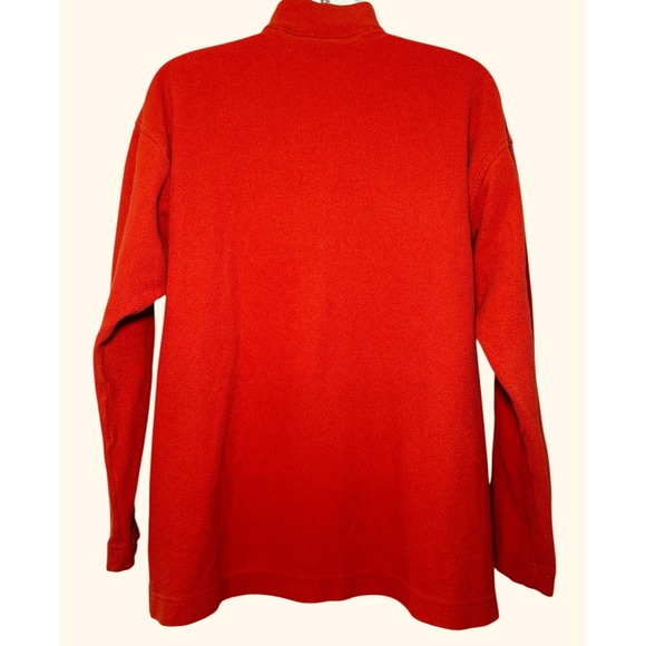 Patagonia Synchilla Womens M Fleece Pullover 1/4 Zip Sweatshirt Orange L/S - Picture 2 of 9